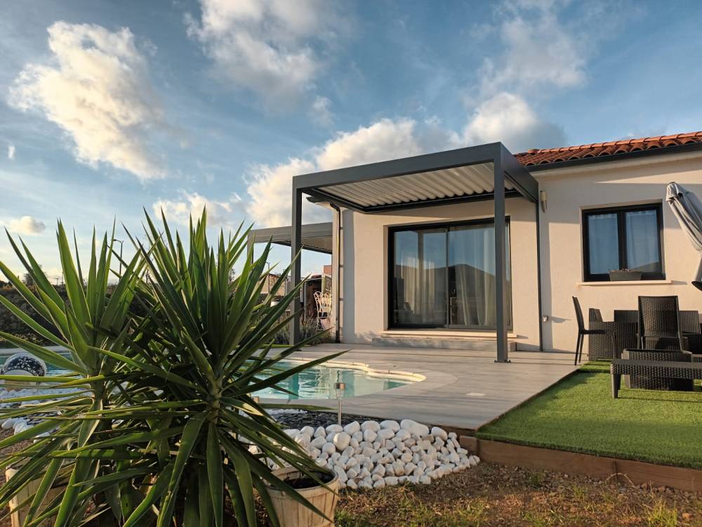 2 pergolas bio-climatique à Bédarieux 34 3
